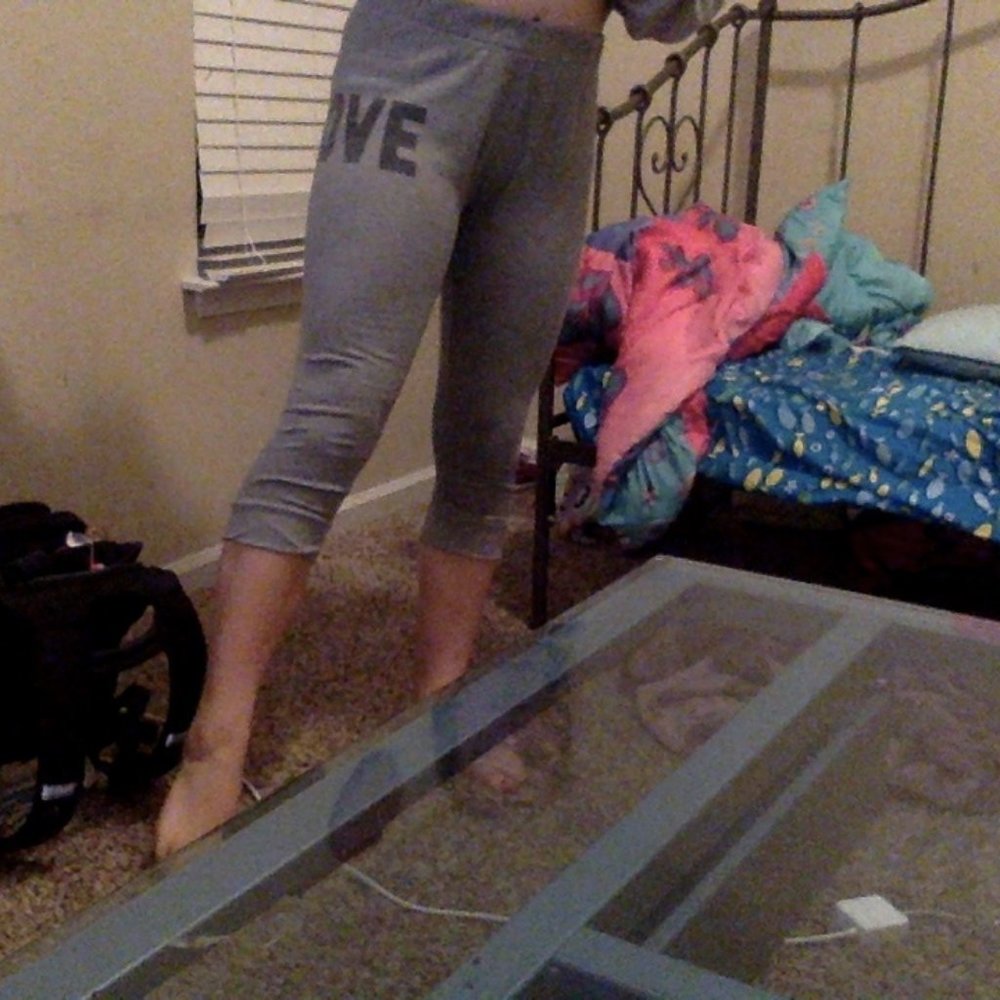 Grey Capris.